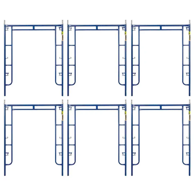 Saferstack 6.4 Ft. X 5 Ft. Mason Walk-Through Arch Scaffold Frame (6-Pack)