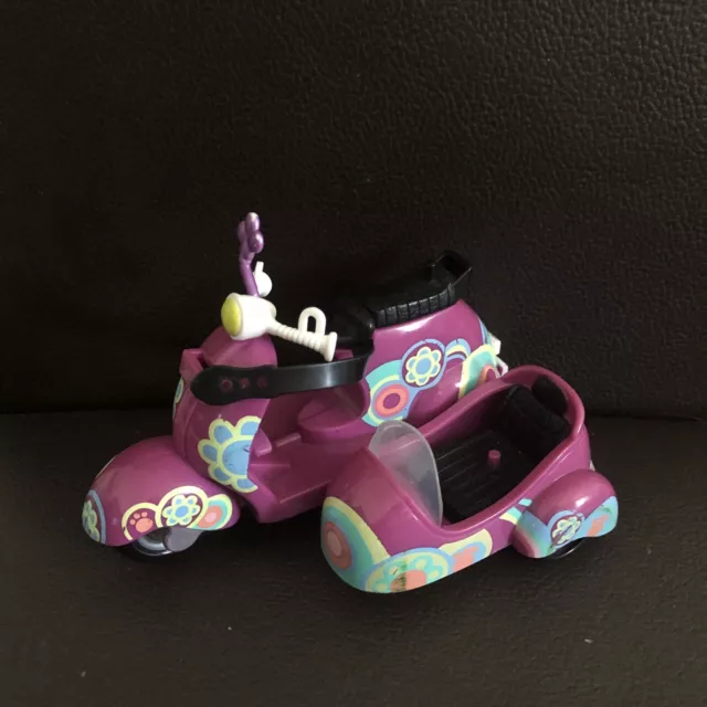 LPS Littlest Pet Shop Blythe Purple Scooter with Sidecar 2010 Hasbro