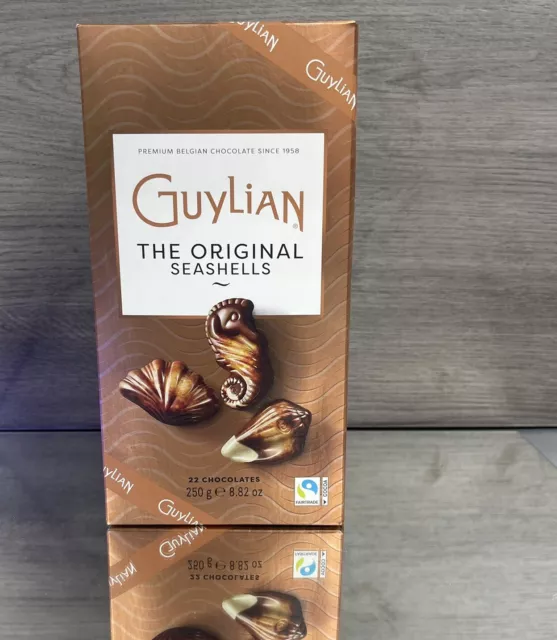 Guylian Chocolate Seashells Belgian Classics Assortment Gift Box Set Of 2 Boxes