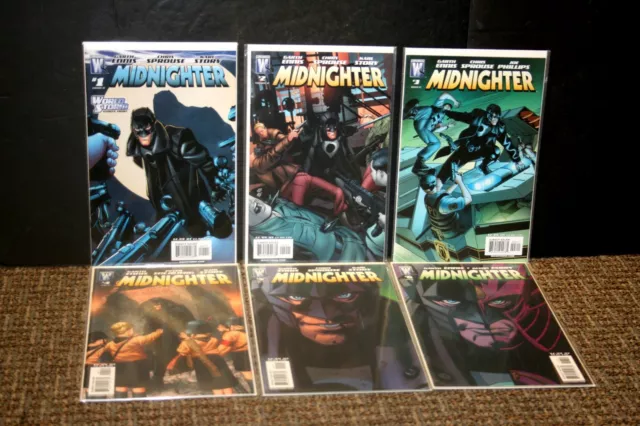 Wildstorm Comics midnighter 1 thru 6 VVF/NM