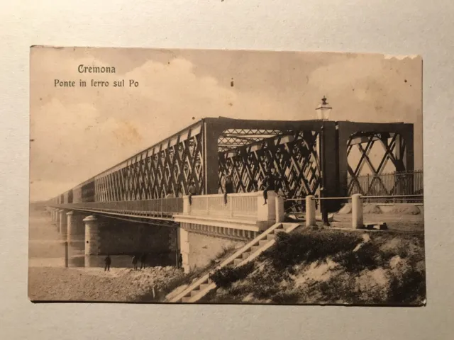 CREMONA - Ponte in ferro sul Po