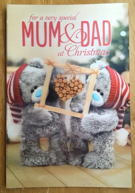 Bear And Tower Of Gifts 3D Holographic Mum Birthday Card - Collect Cards - View #5