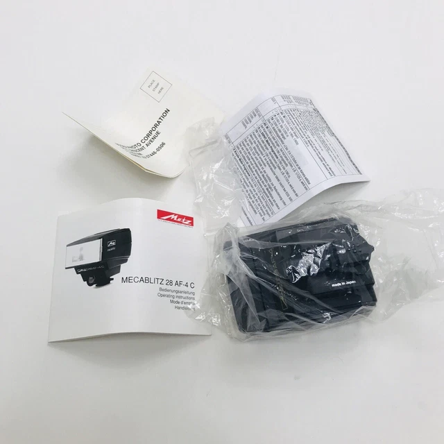 Metz Mecablitz 28AF-4C Flash For Canon Brand New Old Stock Japan 9