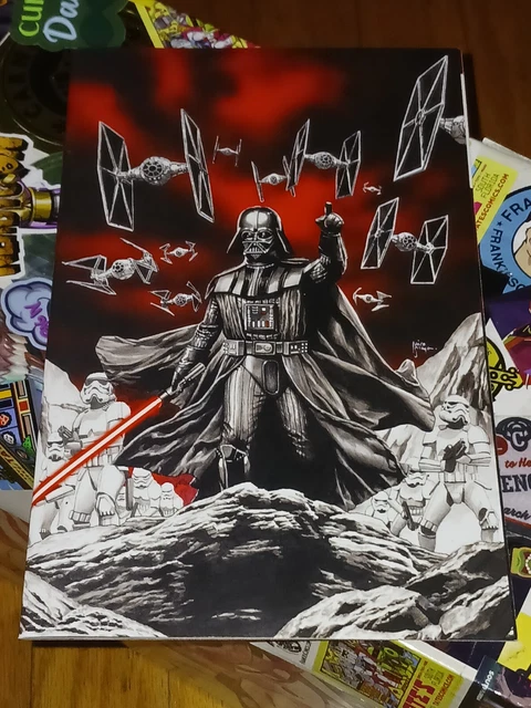 Darth Vader Black White & Red 1 Nm Mico Suayan Virgin Variant Marvel Disney