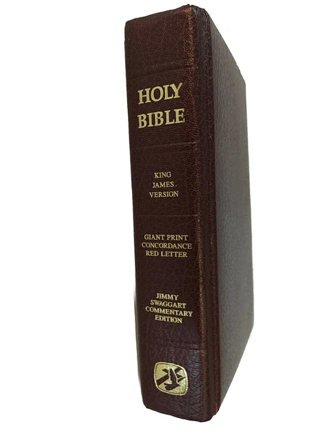 KJV HOLY BIBLE King James Version Jimmy Swaggart Giant Print Commentary ...