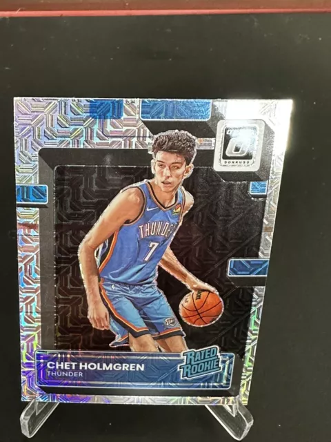 2022-23 Donruss Optic - Chet Holmgren Rated Rookie Mojo Prizm #208 RC - Thunder