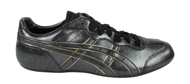 ASICS HJ71Q 9090- Asics Whizzer Lo Black Gold Sneaker Size 36 EU