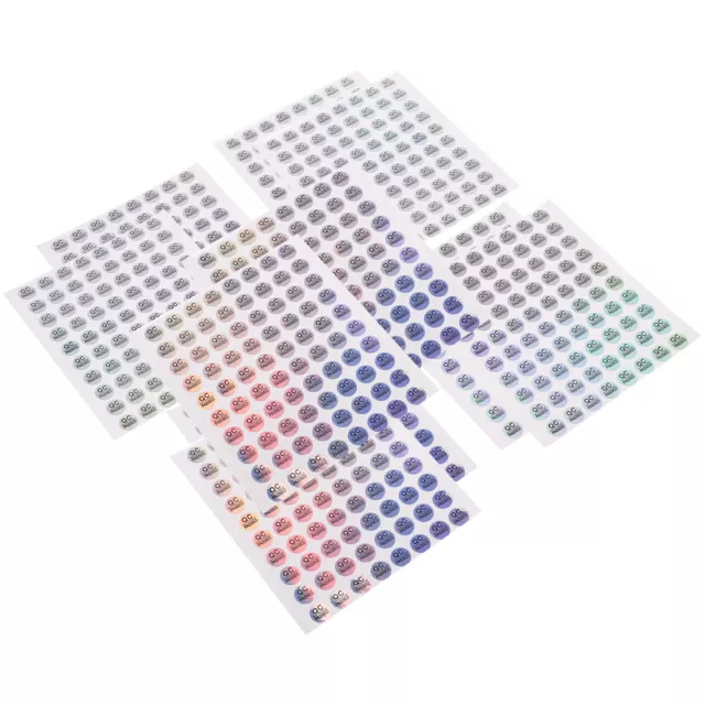 800 QC Passed Stickers, Self-Adhesive Labels, Inspection Circle Stickers-NP
