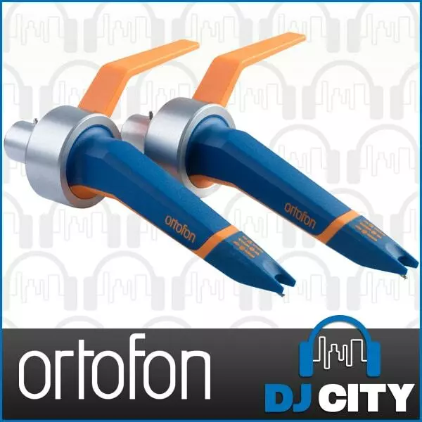 Ortofon DJ-2 mkII Twin Pack Concorde DJ Cartridges & Stylus Vinyl Turntable