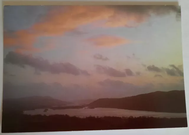 LAKE WINDERMERE Postcard Lakes District Cumbria 1990s Vintage UNUSED