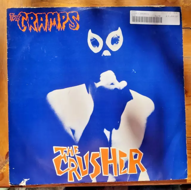 The Cramps, The Crusher, Vinyle, I.R.S. Records, 12", 45 RPM, UK, 1981