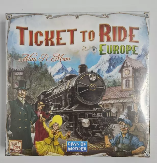 Ticket to Ride Europe  Days of Wonder BRAND NEW SEALED Board Game - AUS Stock