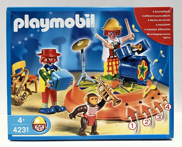 ORCHESTRE CLOWNS CIRQUE Circus Band - Playmobil 4231 - 2006 - Neuf