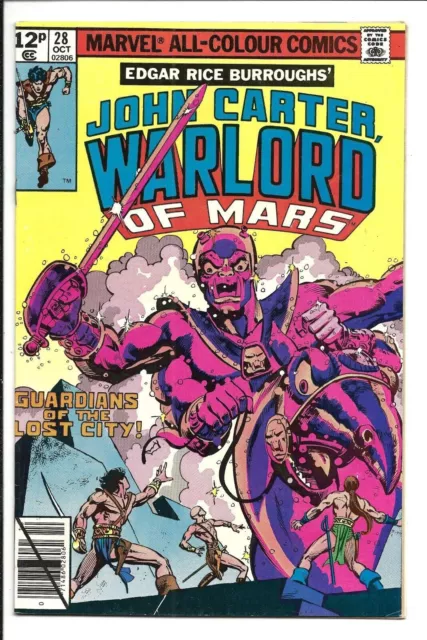 John Carter Warlord Of Mars # 28 (Oct 1979)