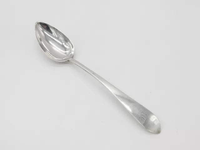 Scottish Provincial Greencock Sterling Silver Serving Spoon Antique c1820 Davie