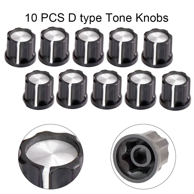 Boutons De Commande Gaz Extérieur - Lot De 10, Plastique Noir, Pour Chauffage Terrasse, Foyer, Barbecue - 8