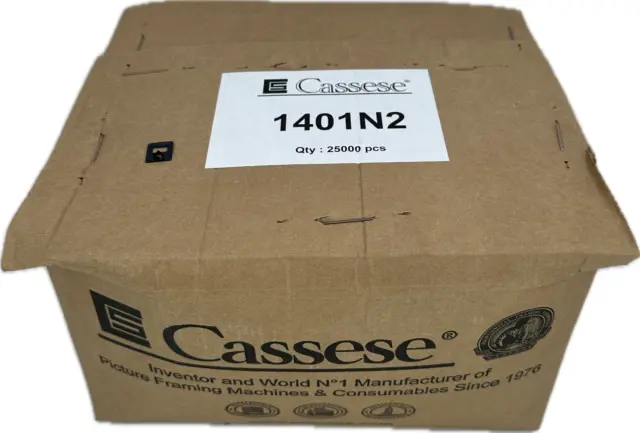 Cassese Attache un point 1401N2 (2 mm), noire,  Carton de 25000