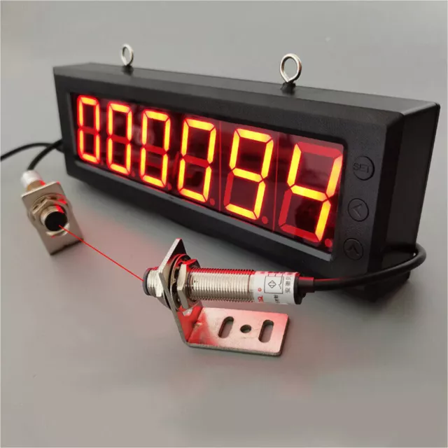 Automatic Infrared Induction Counter Conveyor Belt Tool Digital Display Counting