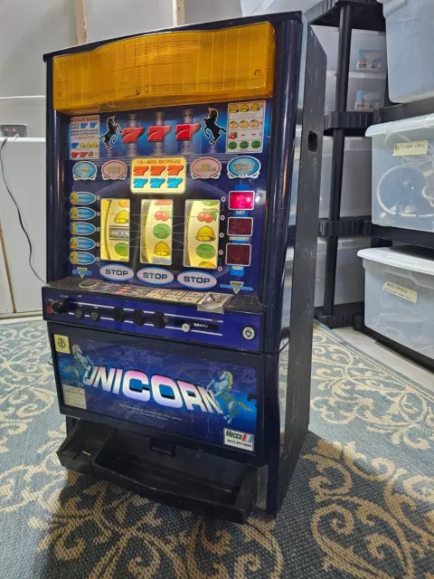 Japanese Pachislo Token Slot Machine Unicorn Mecca needs error reset