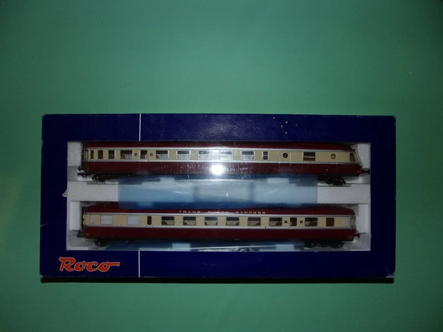 Coffret Roco - Autorail Diesel RGP X2700 + Remorque TEE 63079 - Neuf