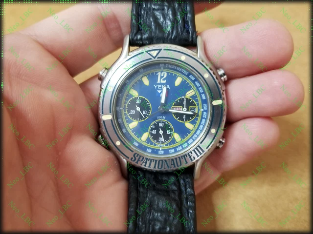 Montre YEMA Spationaute III - Édition Spéciale Vol 'Aragatz' (1992) - Occasion Homme
