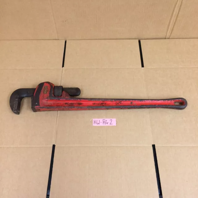 Ridgid 24" Heavy Duty Pipe Wrench Orange RIGID