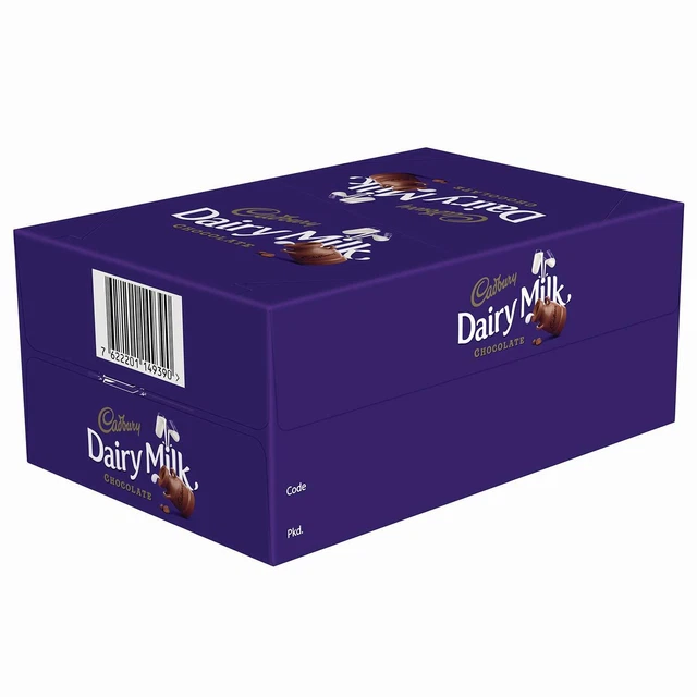 CADBURY DAIRY MILK Chocolate bar, 23 gm (Pack of 30) Free shipping