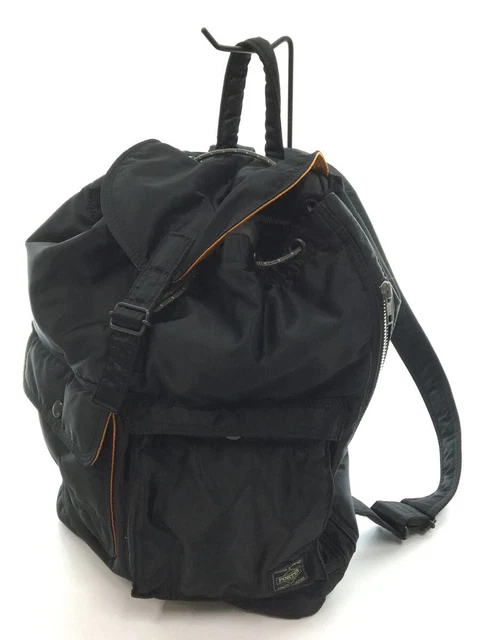 Porter Backpack/Nylon/Black/Plain/Tanker