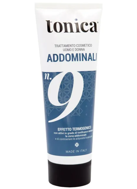 Tonica 9 crema gel addominali 250 ml - Trattamento intensivo Effetto termogenico