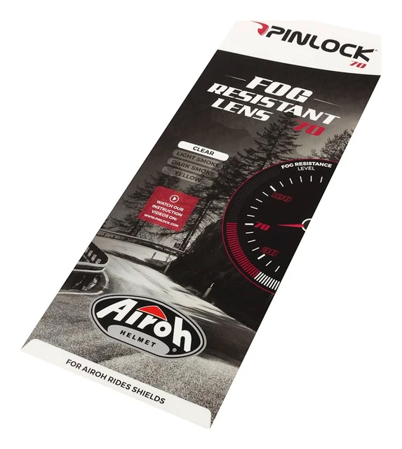 Airoh Specktre & Ride Original 70 Fog Resistant Pinlock Lens Insert - Clear