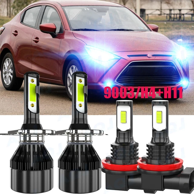 9006 9005 High&Low Beam For Toyota RAV4 2006 2007 2008 2009 2010- 2015 LED Headlights H11 Fog Lights 6pcs