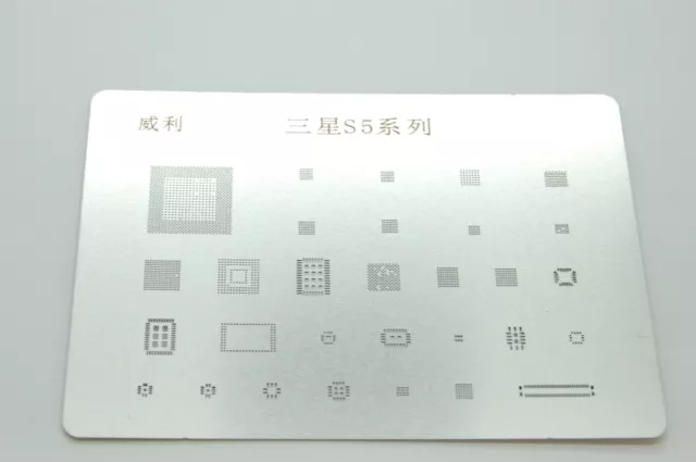 Samsung S5 Stencil BGA, Template, Modello Calore Diretto, Reball, ic, Chip