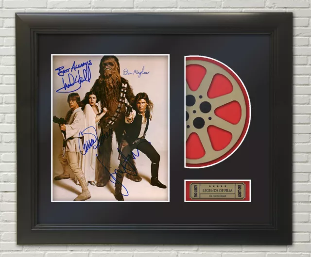 Star Wars Reproduction Signature Photo Hollywood Movie Reel Display