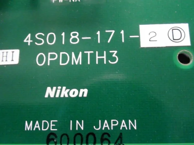 Nikon 4S018-171-2D Fond de Panier Interface Board OPDMTH3 PCB NSR-204B 3