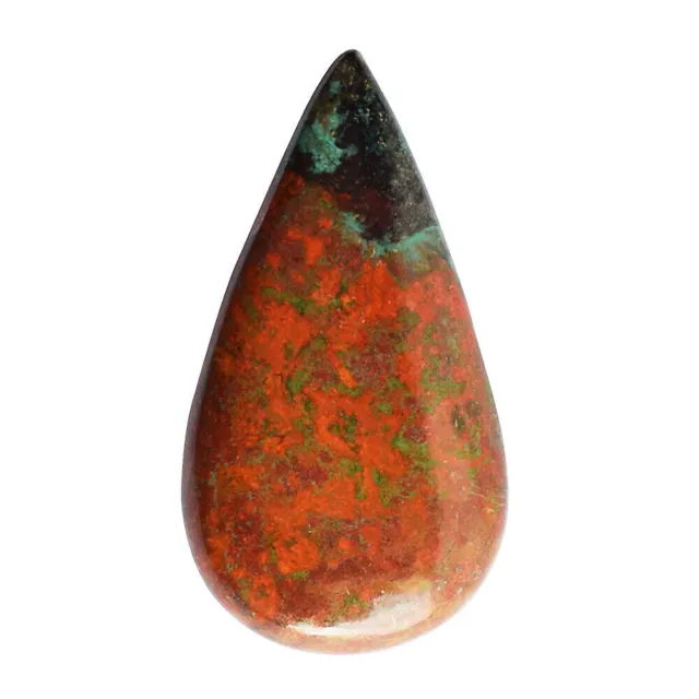 Naturel non traité Sonora Jasper Loose Gemstone Poire Cabochon du Mexique...