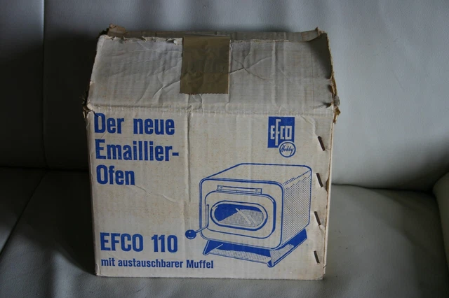 Horno de combustión horno esmaltado - Efco 110 - Cerámica endurecimiento recocido esmalte joyería 230V