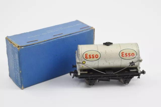 Hornby Dublo - 32081 Esso Petrol Tank Wagon D1 - 2/3 Rail OO Gauge - Boxed #L