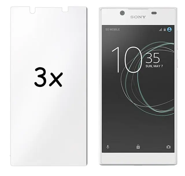 New Pack Of 3 New Genuine LCD Screen Guard Protector For Sony Xperia L2 H3311