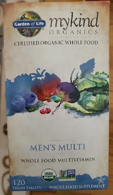 Garden of Life mykind Organics Men's Whole Food Multivitamin (Pack of 120...