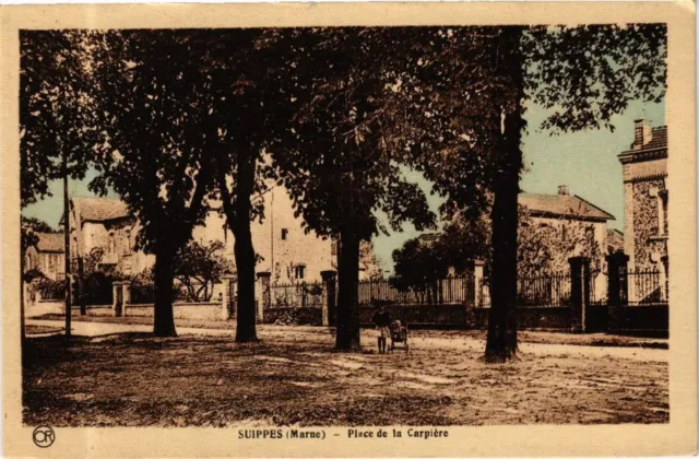CPA SUIPPES (Marne) - Place de la Carpiere (245165)