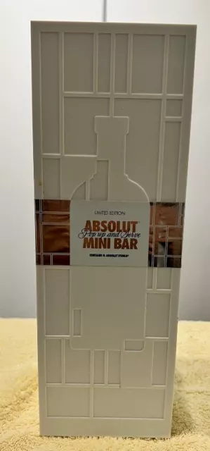 Absolut Vodka original Mini Bar incl. 1Liter neu !