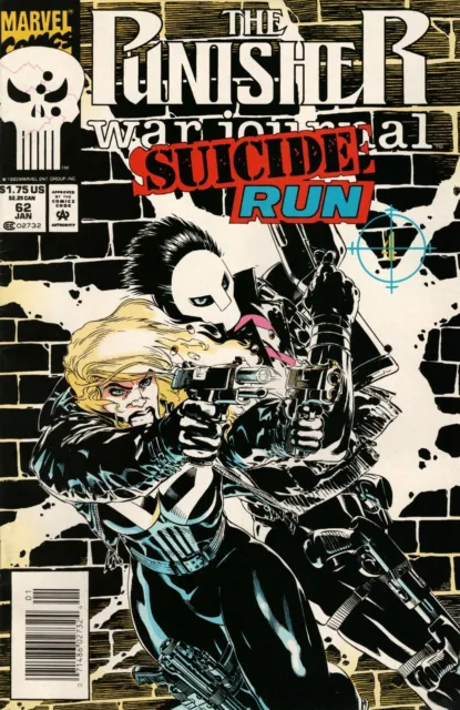 The Punisher War Journal #62 Newsstand Cover (1988-1995) Marvel