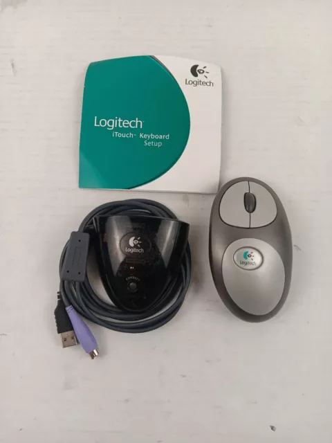 UNTESTED Logitech Cordless Mouseman Optical M-RR63 Ergonomic  RECEIVER