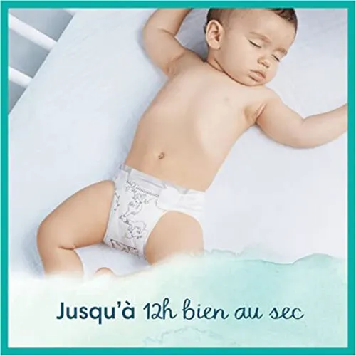 Pampers Couches Taille 1 (2-5 kg), Harmonie, 102 Couches Bébé 2