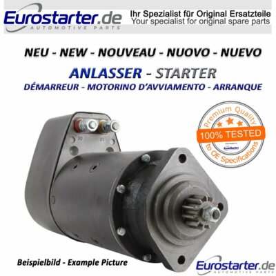 DEUTZ 1**MOTORINO D`AVVIAMENTO BOSCH NUOVO OE-0001231028 PER KHD DEUTZ FUCHS NORMET LI 