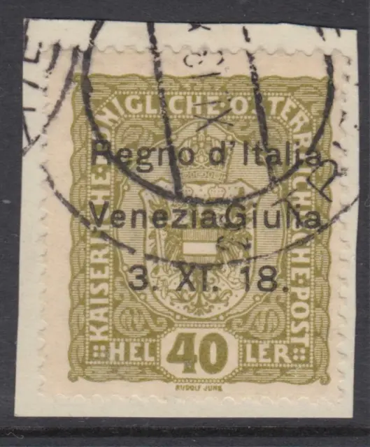 ITALY - 1918 VENEZIA GIULIA - Sass. 10 cv 480$++ used