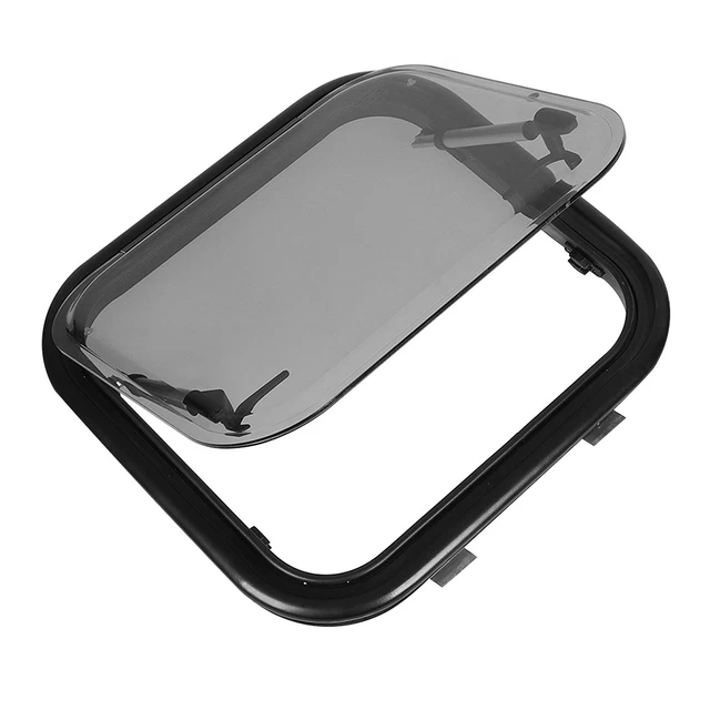 RV Push Out Window UV Proof Double Layer Acrylic Glass Hinged Window