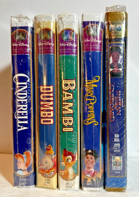 WALT DISNEY VHS Masterpiece Collection 5 Lot New Factory Sealed EUR 103