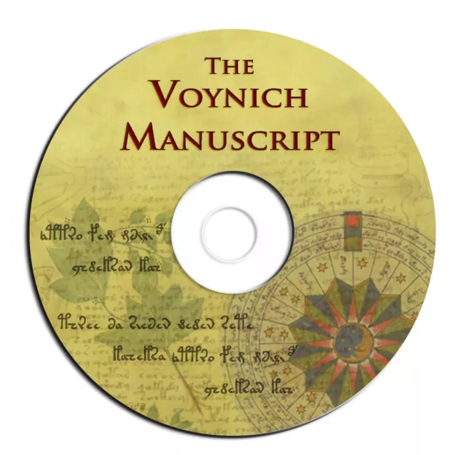 The Voynich Manuscript-The Most Mysterious Unsolved Code/Cryptography Book on CD