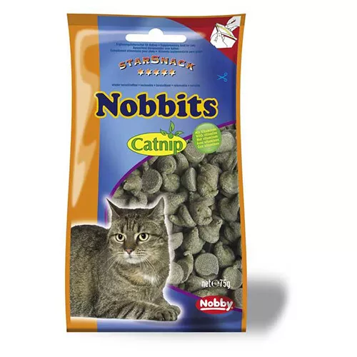 Nobby Nobbits Catnip 75 G, Snack pour Chats, Neuf